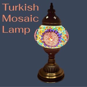 Colorful Turkish Mosaic Lamp